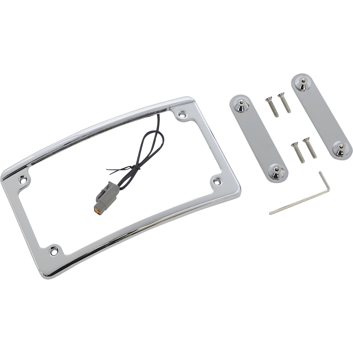 CUSTOM DYNAMICS LED License Plate Frame CVO Chrome