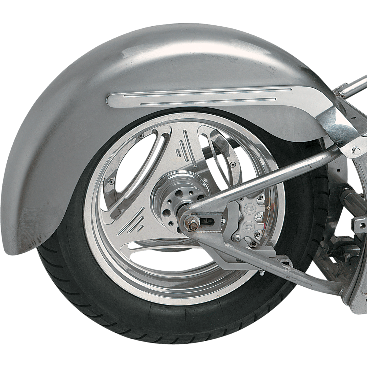 RUSS WERNIMONT DESIGNS Long Shot Custom Rear Fender for Swingarm Frames 7.25" W x 43.25" L 380357