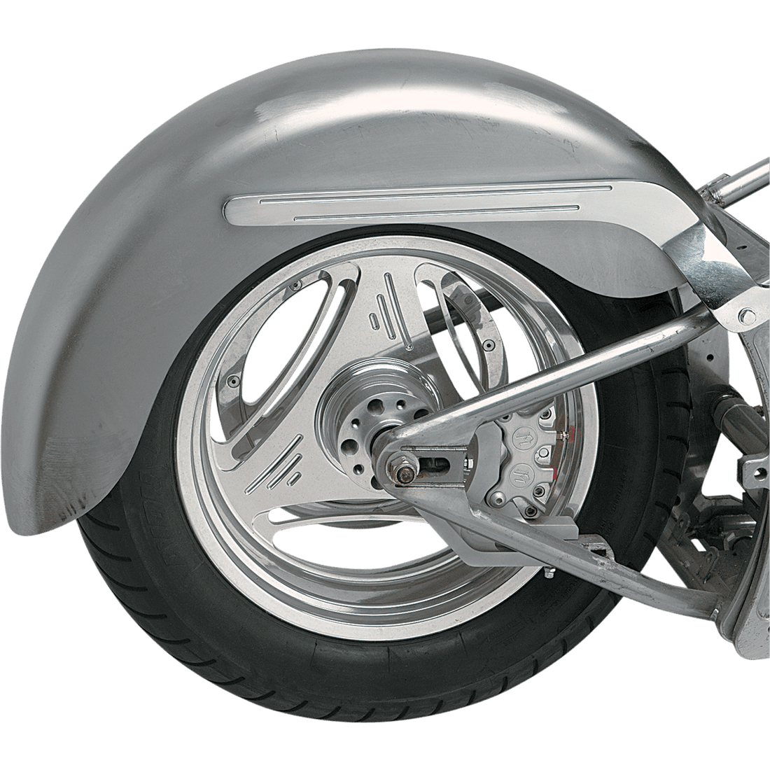 RUSS WERNIMONT DESIGNS Long Shot Custom Rear Fender for Swingarm Frames 8.5" W x 43.25" L 380358