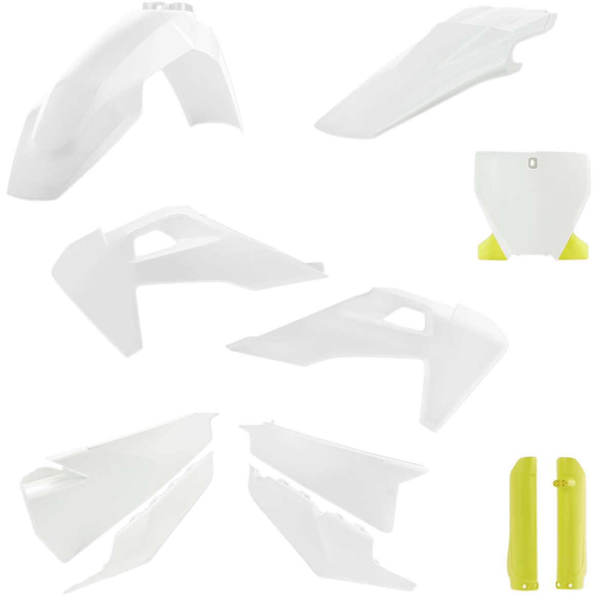 ACERBIS Full Replacement Body Kit OEM '19 White/Yellow 2726556345