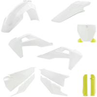 ACERBIS Full Replacement Body Kit OEM '19 White/Yellow 2726556345