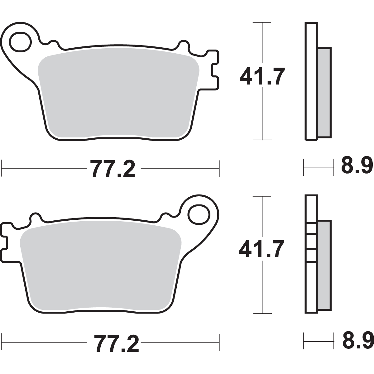 SBS LS Brake Pads 834LS