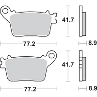 SBS LS Brake Pads 834LS