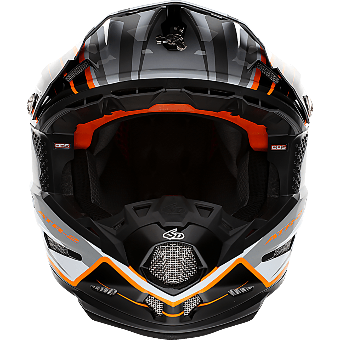 6D HELMETS ATR-2 Helmet Phase White/Orange Medium 122826