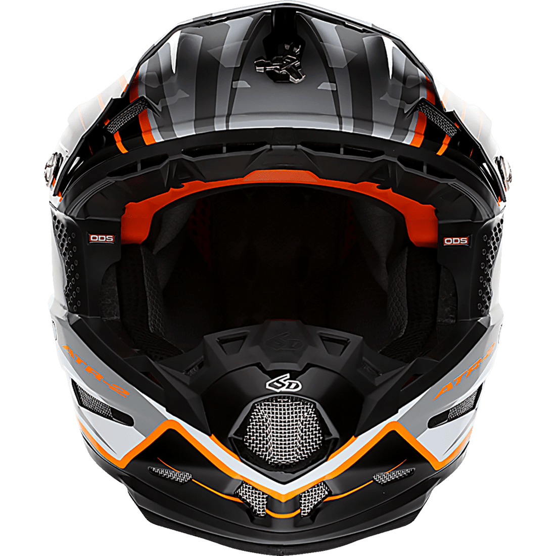 6D HELMETS ATR-2 Helmet Phase White/Orange Medium