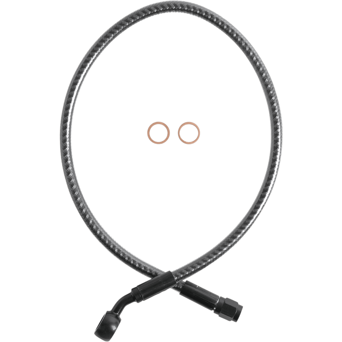 MAGNUM SHIELDING Brake Line Front 3/8" 35° 21" KARBONFIBR 77121