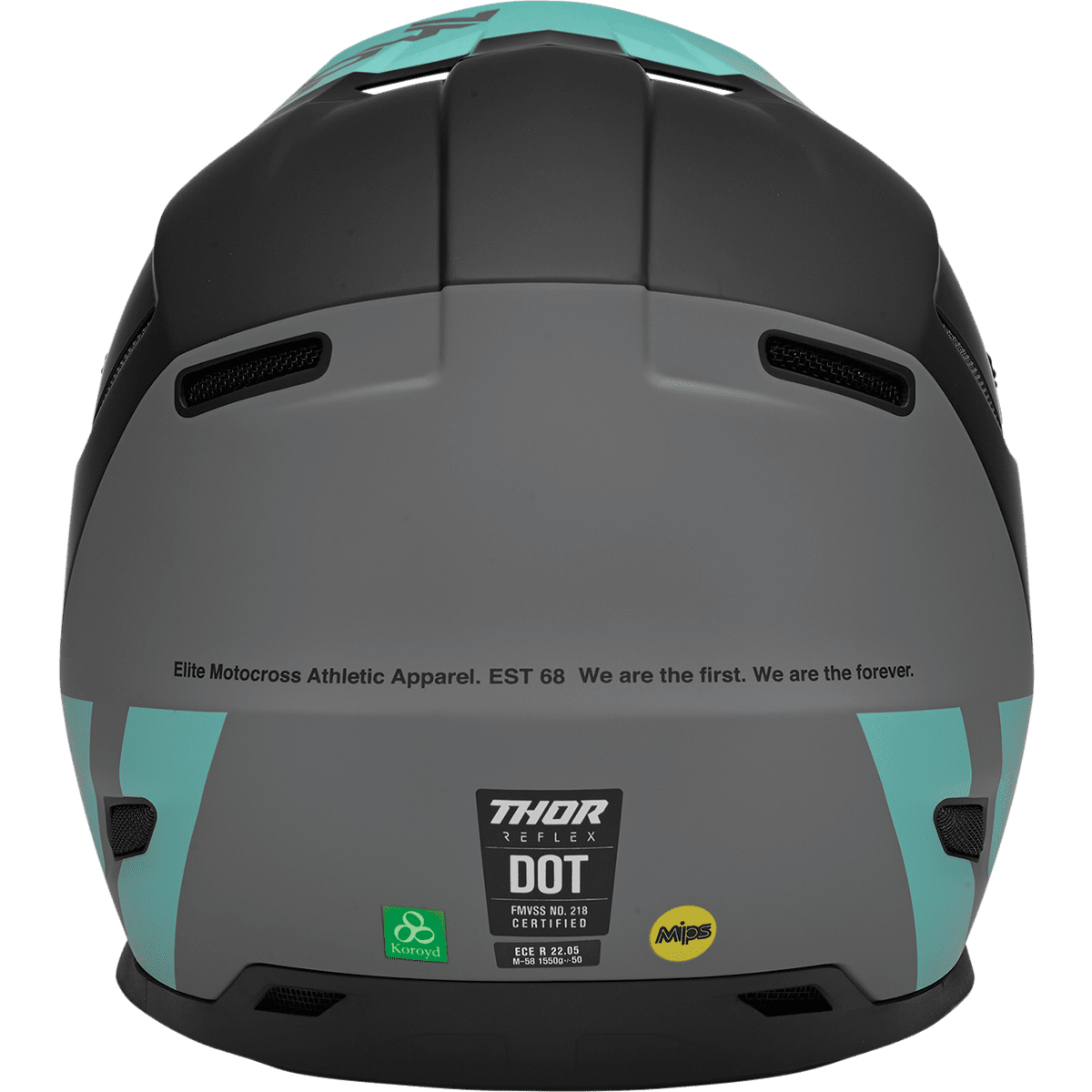 THOR Reflex Helmet Cube MIPS® Black/Mint 2XL