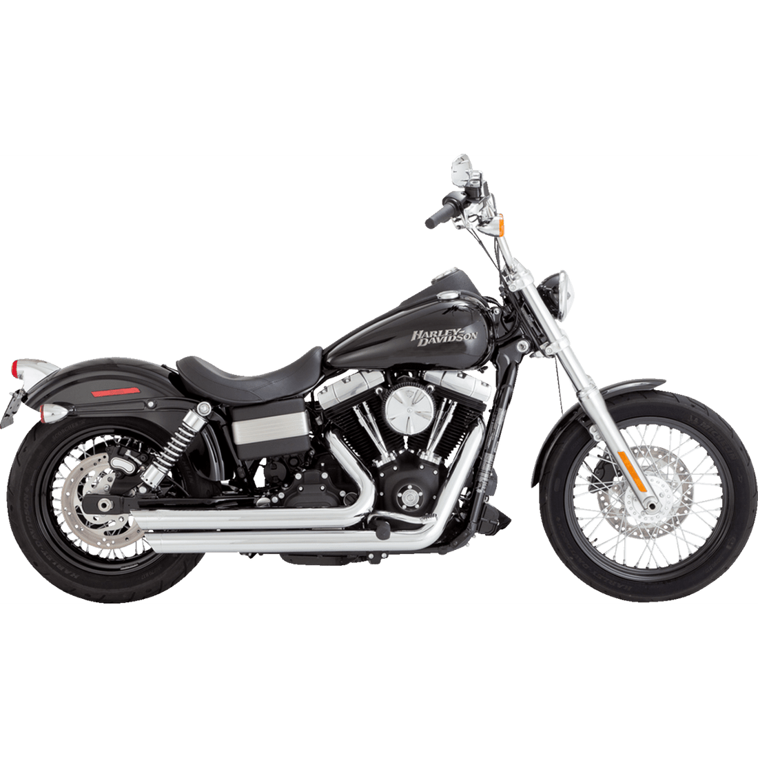 VANCE & HINES Big Shots Staggered Exhaust System Chrome 17958