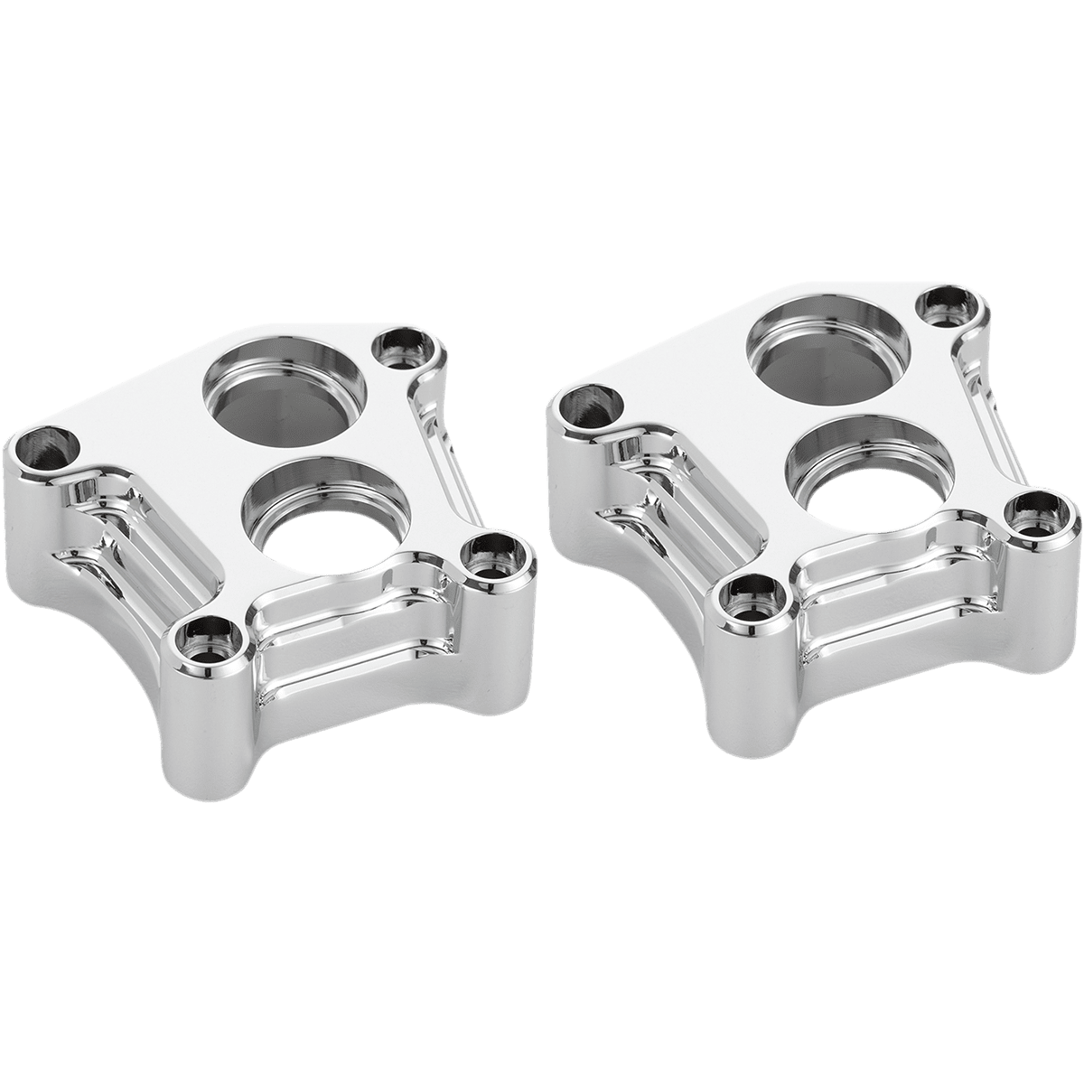 ARLEN NESS Lifter Block Covers 10 Gauge Chrome 12572