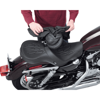 DRAG SPECIALTIES EZ Glide II Convertible Backrest with Cover