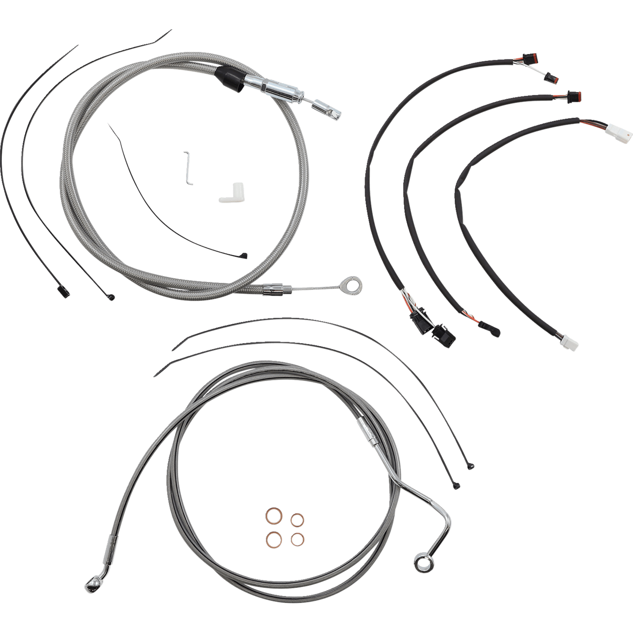 MAGNUM SHIELDING Control Cable Kit XR Stainless Steel/Chrome 5891151