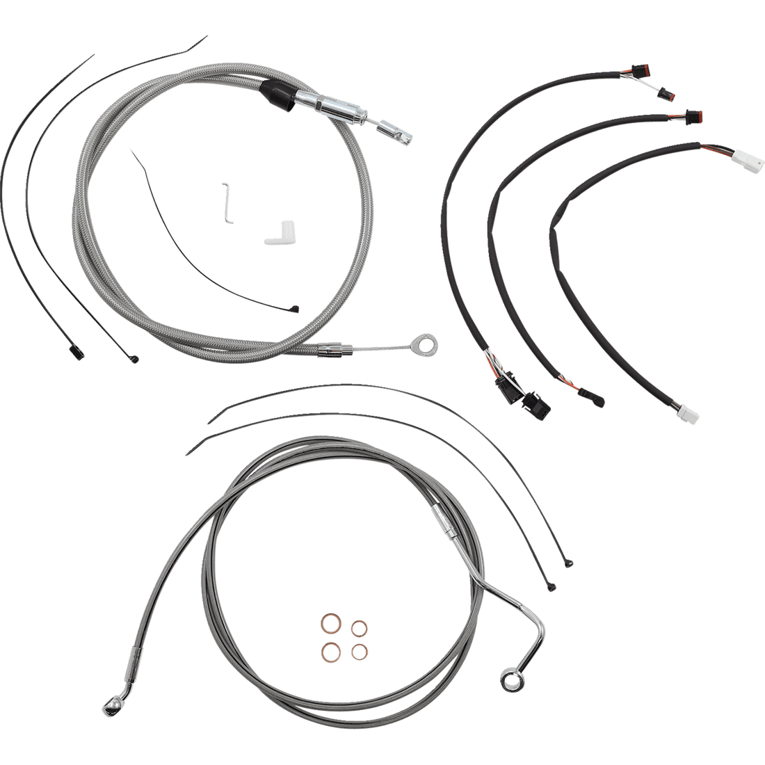 MAGNUM SHIELDING Control Cable Kit XR Stainless Steel/Chrome 5891151