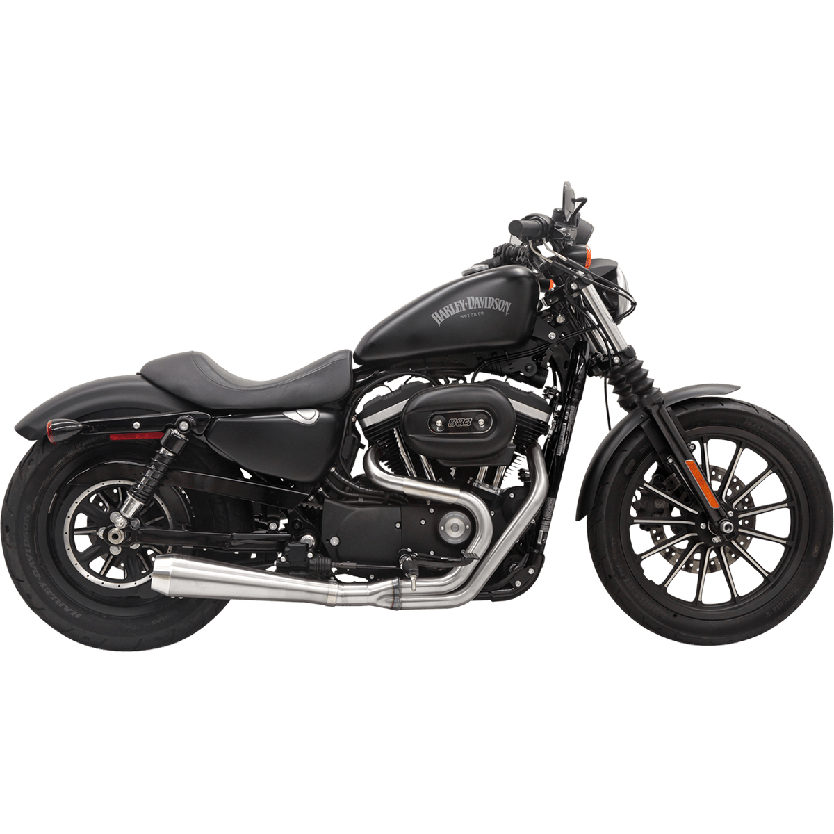 BASSANI XHAUST Road Rage 3 Exhaust Stainless Steel '86-'03 XL 1X42SS