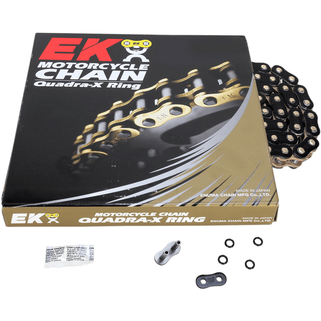 EK 530 ZVX3 Sportbike Chain 150 Links Black 530ZVX3150KG