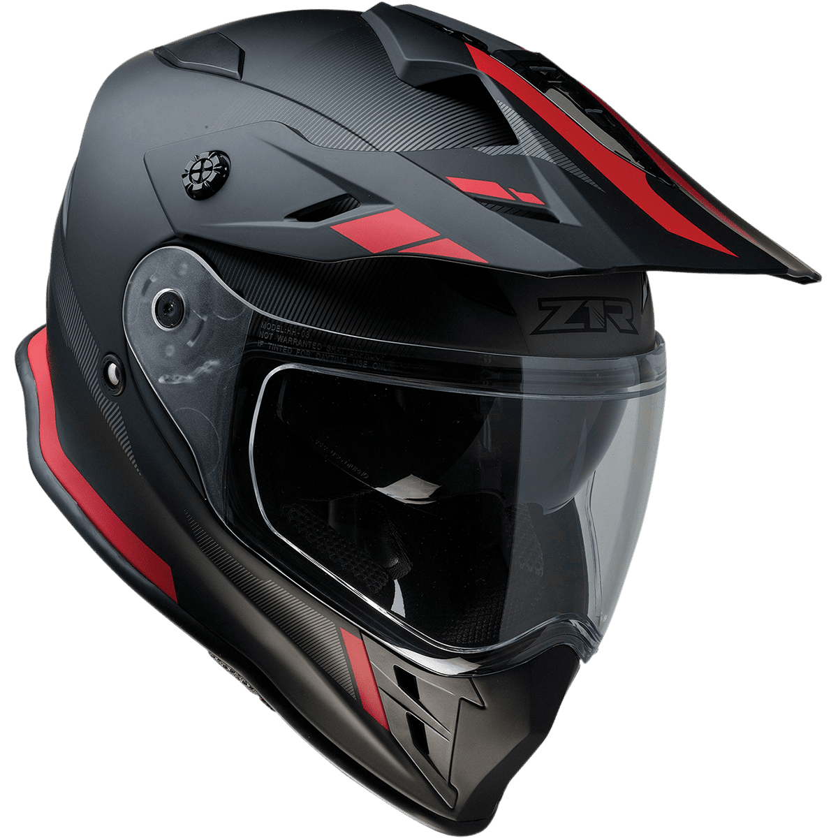 Z1R Range Helmet Uptake Black/Red Medium