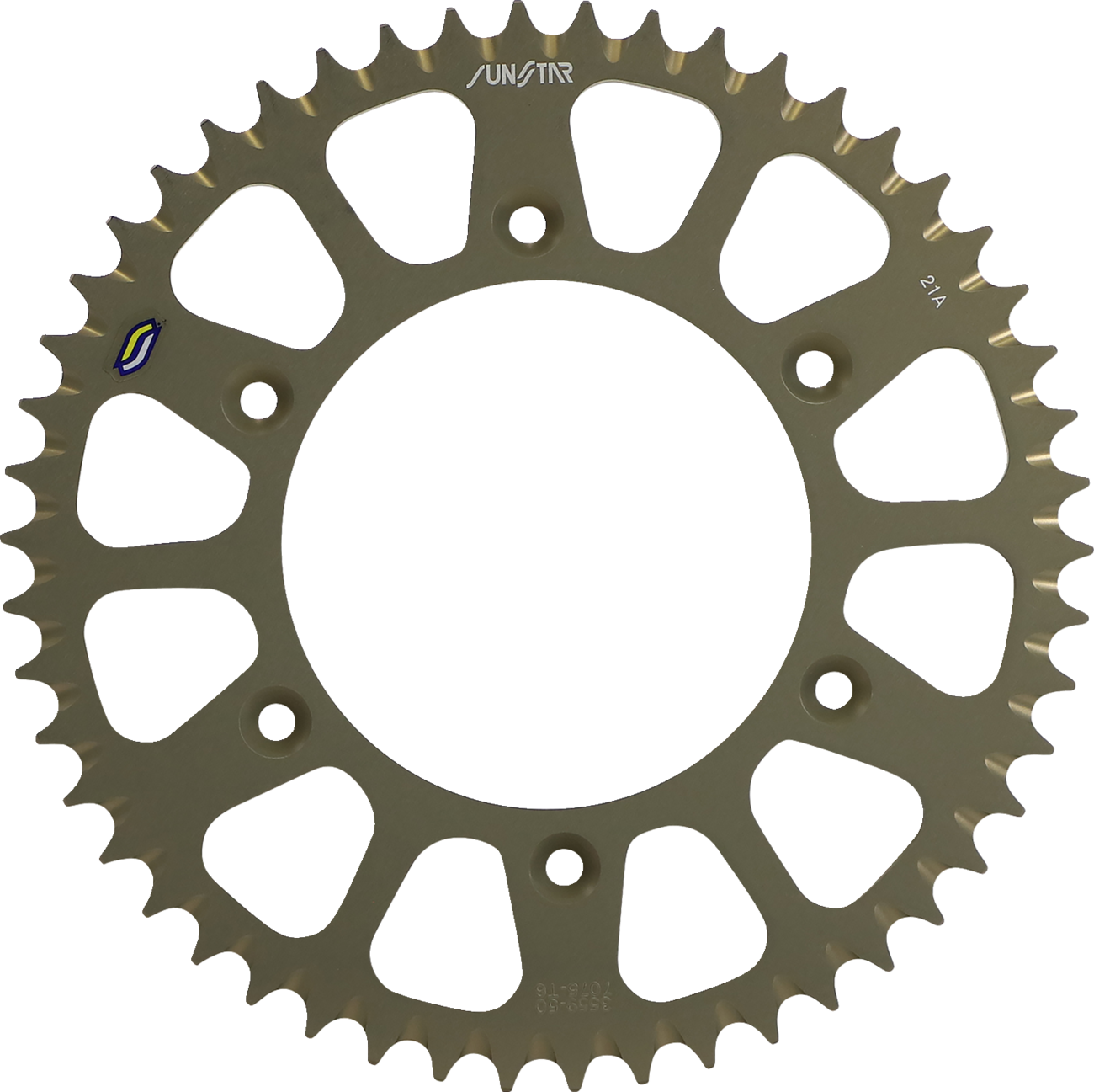 SUNSTAR SPROCKETS Rear Sprocket 50 Tooth Honda Works/Gold 5355950