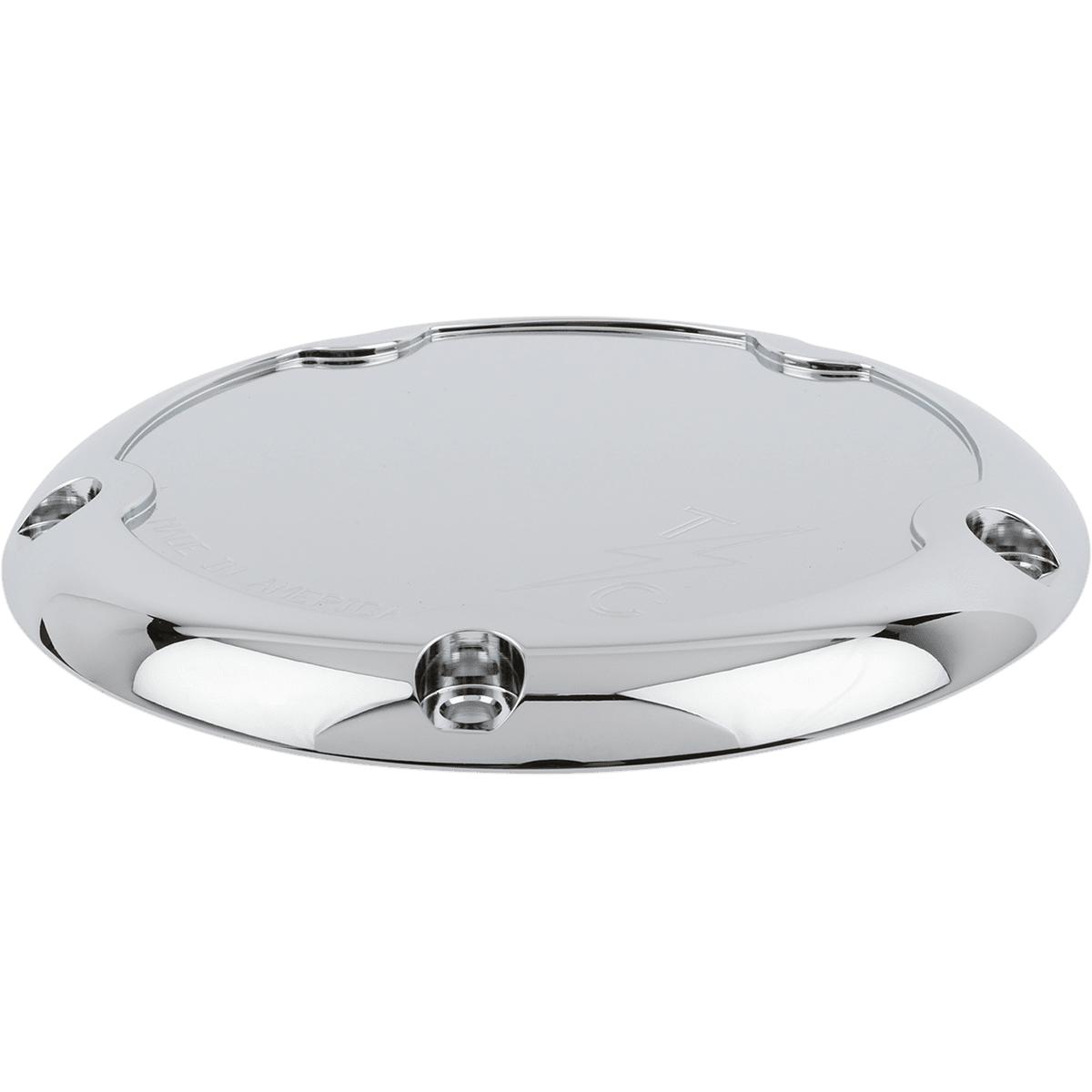 THRASHIN SUPPLY CO. M8 Derby Cover Dished Chrome TSC30163