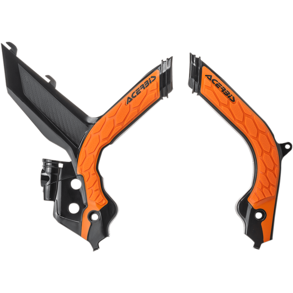 ACERBIS X-Grip Frame Guards Black/Orange KTM