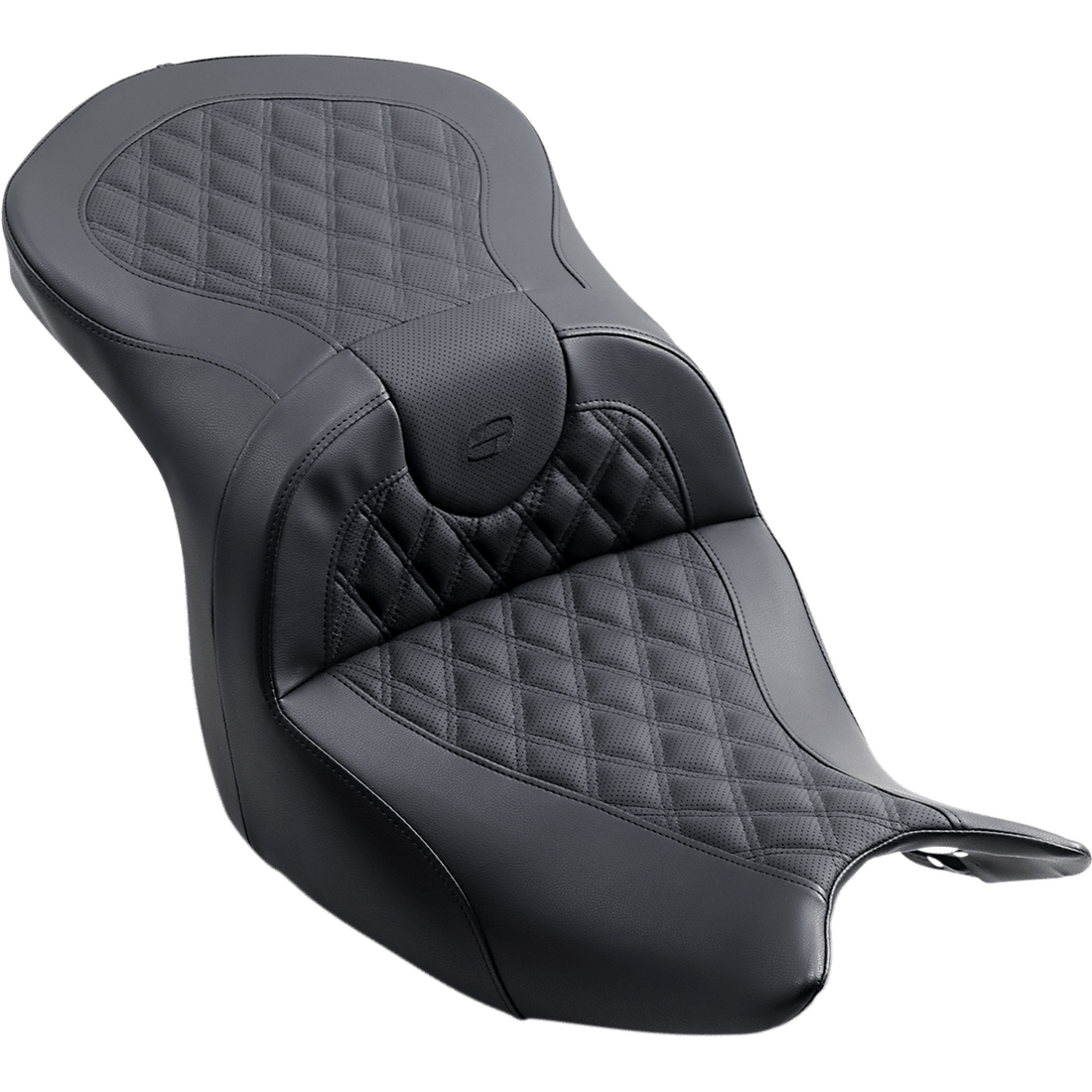 SADDLEMEN Seat Roadsofa™ Without Backrest Full Lattice Stitch Black H1807182