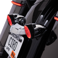 CIRO Rear Signal Light Inserts Black Red Lens