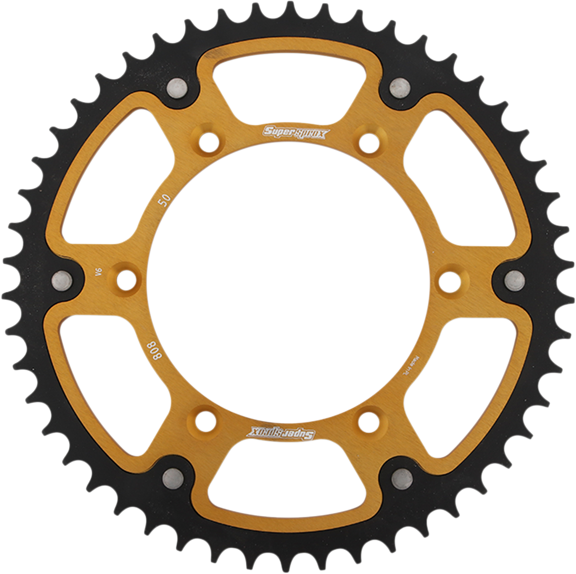 SUPERSPROX Stealth Rear Sprocket 50 Tooth Gold Kawasaki/Suzuki RST80850GLD