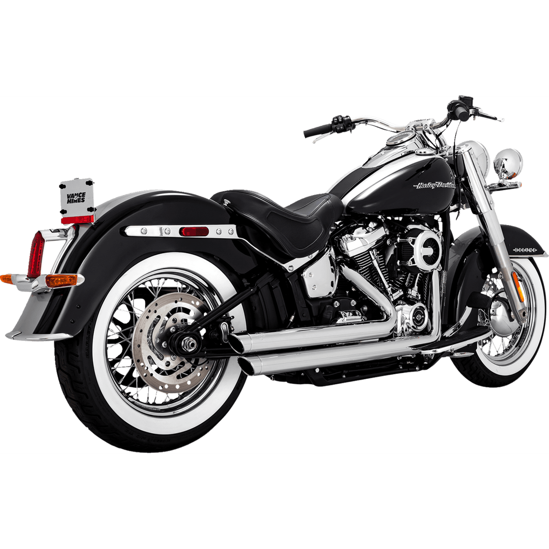 VANCE & HINES Big Shots Staggered Exhaust System Chrome 17341