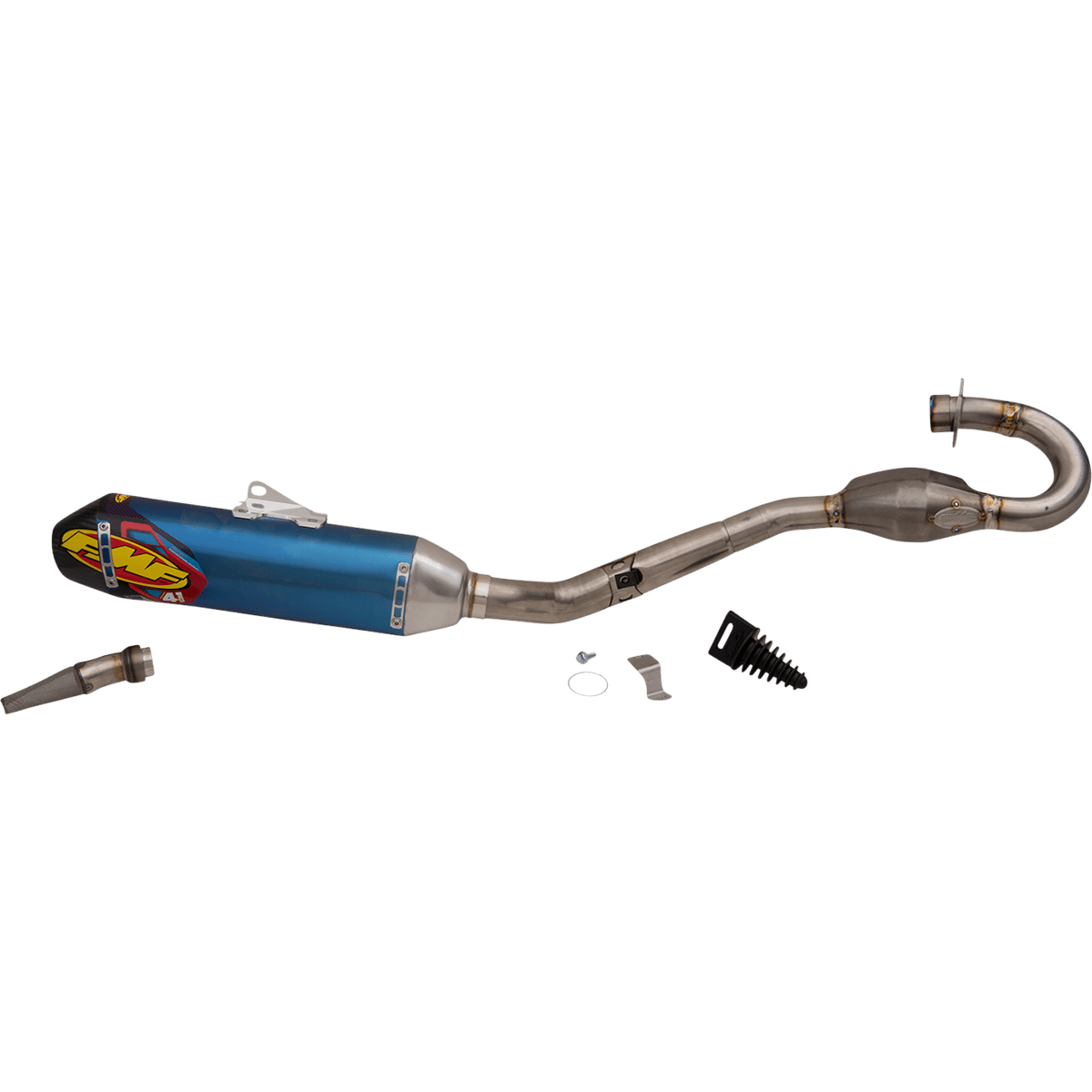 FMF 4.1 RCT Exhaust with MegaBomb Anodized Titanium 042373