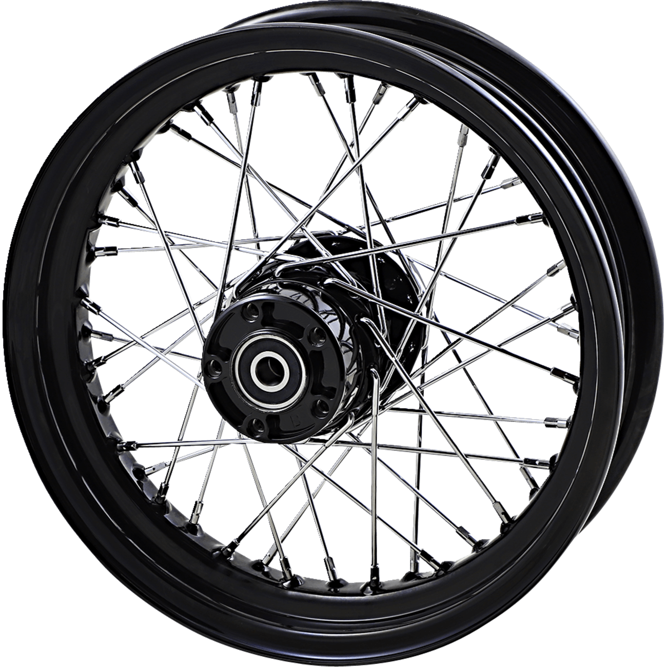 DRAG SPECIALTIES Wheel Laced 40 Spoke Rear Black 16x3