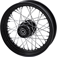 DRAG SPECIALTIES Wheel Laced 40 Spoke Rear Black 16x3