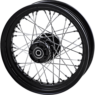 DRAG SPECIALTIES Wheel Laced 40 Spoke Rear Black 16x3