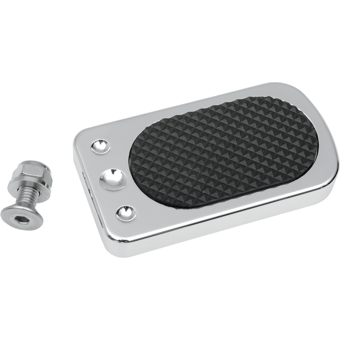 DRAG SPECIALTIES Brake Pedal Pad Chrome FL