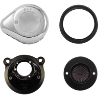 S&S CYCLE Air Stinger Stealth Air Cleaner Kit Black 1700725A