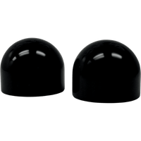 LA CHOPPERS Axle Caps Black Dome LA781000B