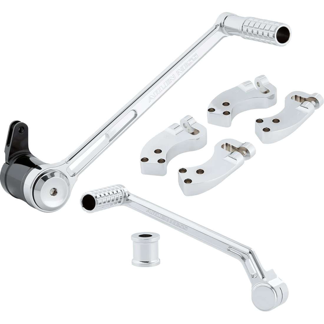 ARLEN NESS Extended Foot Control Kit 3" Chrome 410037