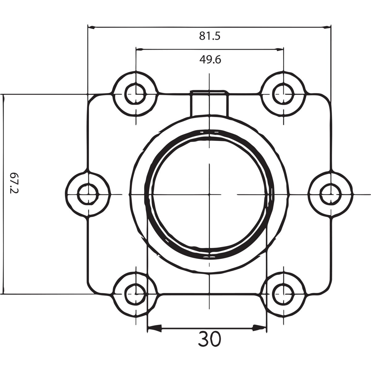 KIMPEX Carburetor Mounting Flange Arctic Cat