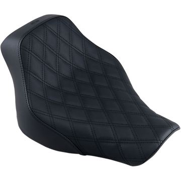 SADDLEMEN Renegade Solo Seat Lattice Stitched Black FL '18-'20 81833002LS