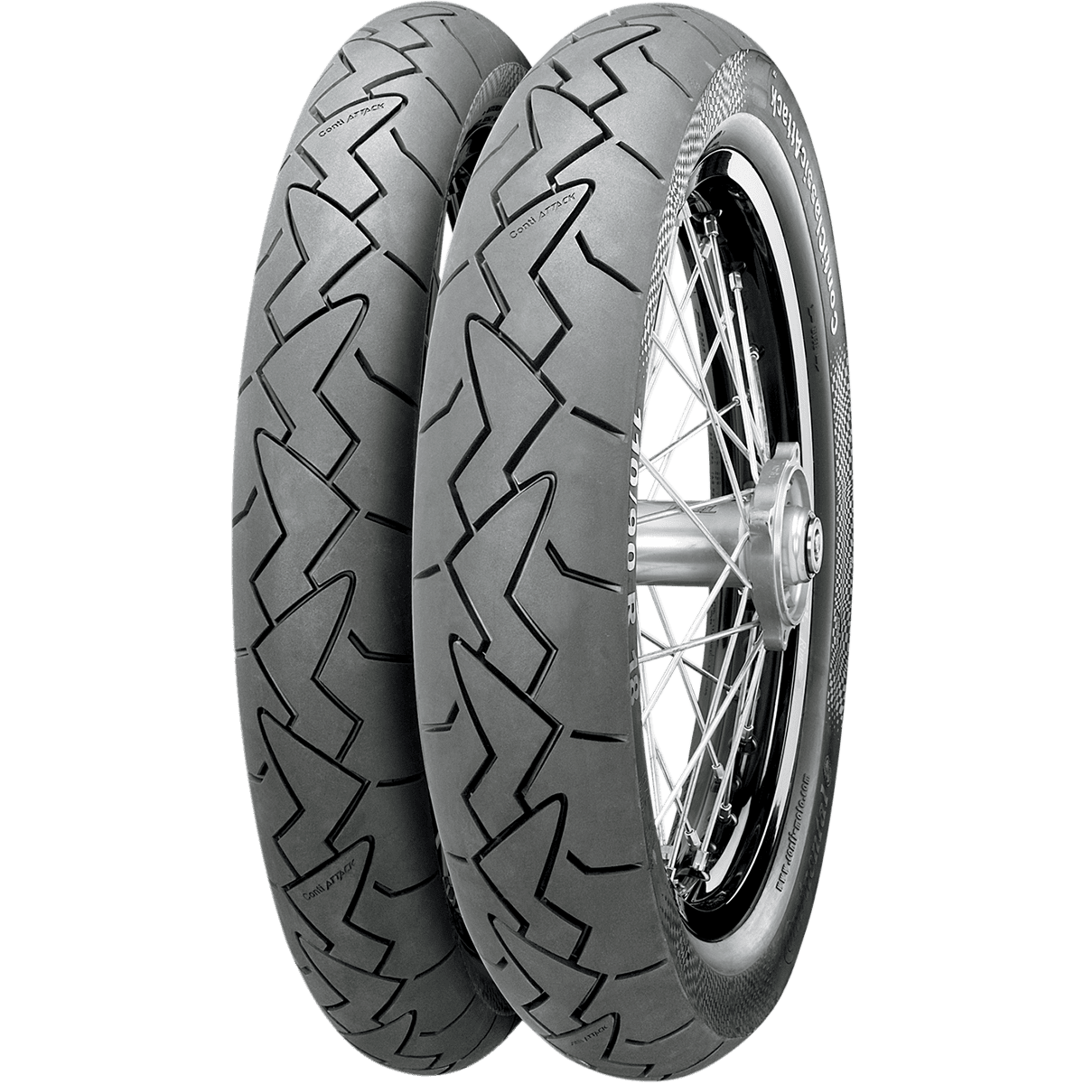 CONTINENTAL Tire ClassicAttack Front 90/90R18 51V 02443340000