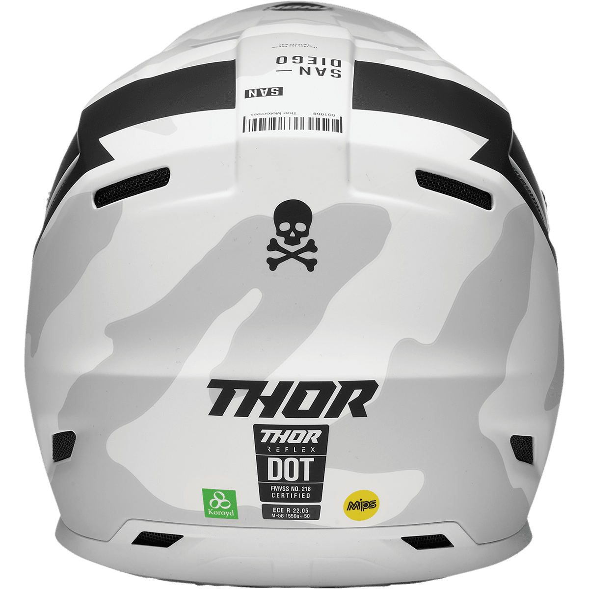 THOR Reflex Helmet Cast MIPS® White/Black XS