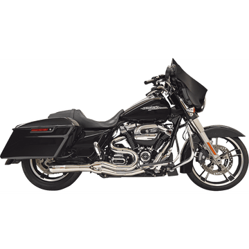 BASSANI XHAUST Road Rage II 2-Into-1 Mid-Length Exhaust System Chrome 1F72C