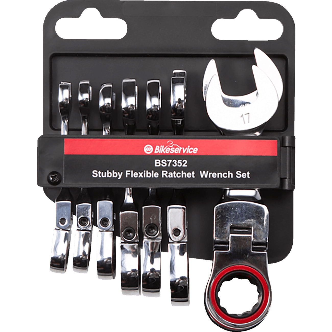 BIKESERVICE Flex-Head Wrench 8-piece BS7352