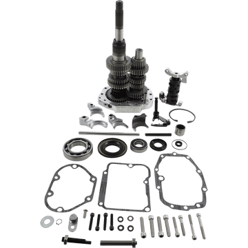 BAKER DRIVETRAIN 6-Speed Gear Set Polished OD640102