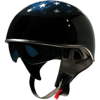 Z1R Vagrant Helmet USA Skull Black Medium