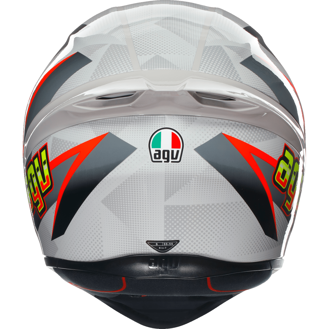 AGV K1 S Helmet Blipper Gray/Red Small 2118394003030S