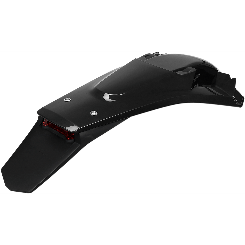 UFO Enduro Rear Fender with Light Black