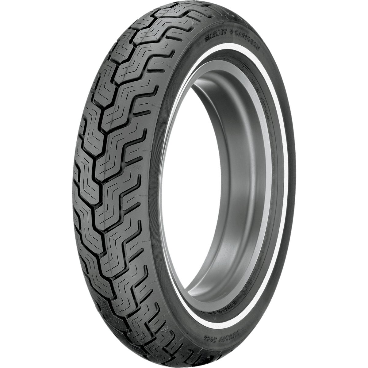 DUNLOP Tire D402 Rear MT90-16 Narrow Whitewall 74H 45006847