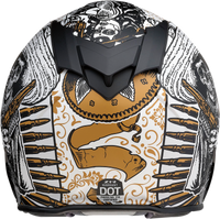 Z1R Warrant Helmet Sombrero White/Gold 2XL