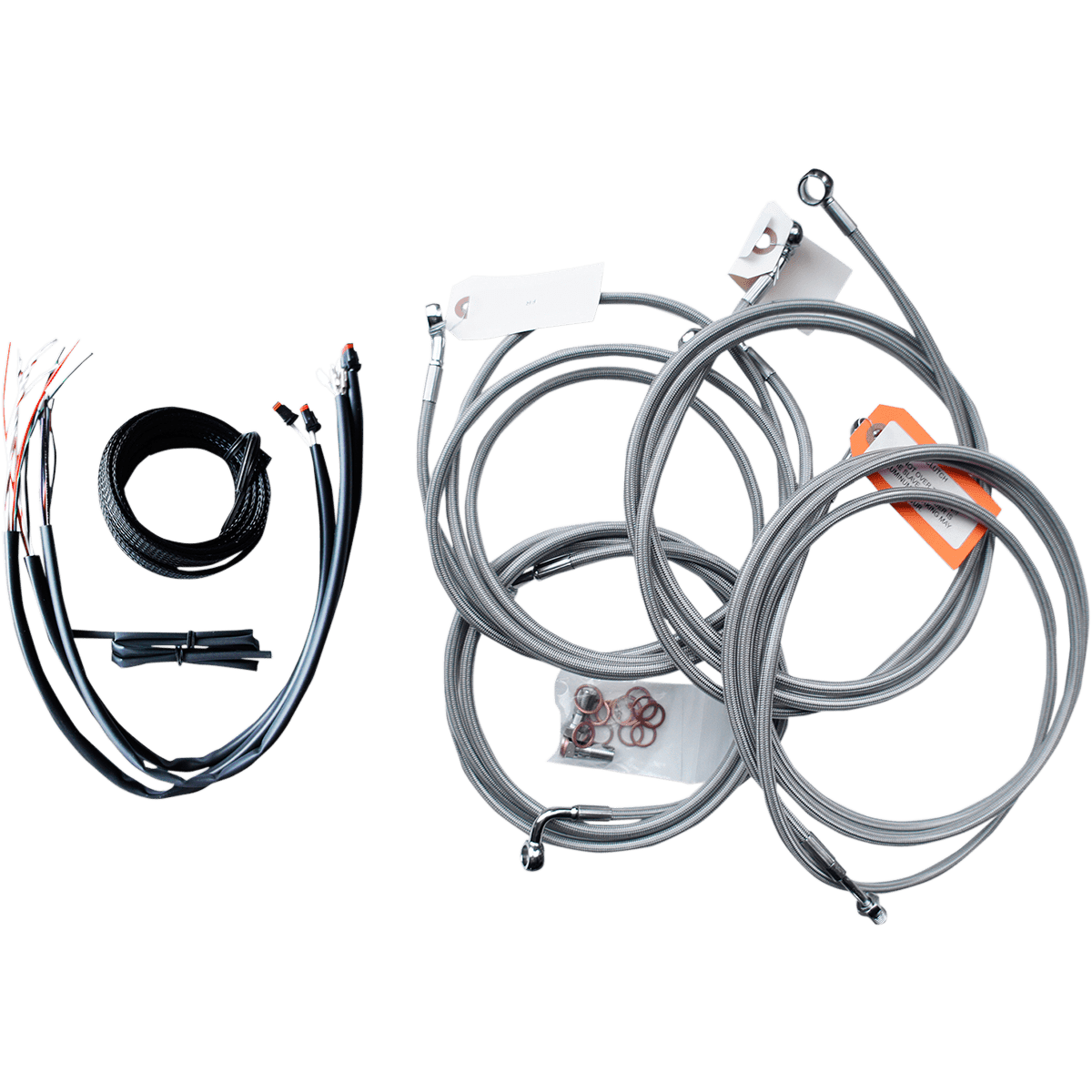 LA CHOPPERS Handlebar and Cable Kit 10" Chrome LA7361KT110