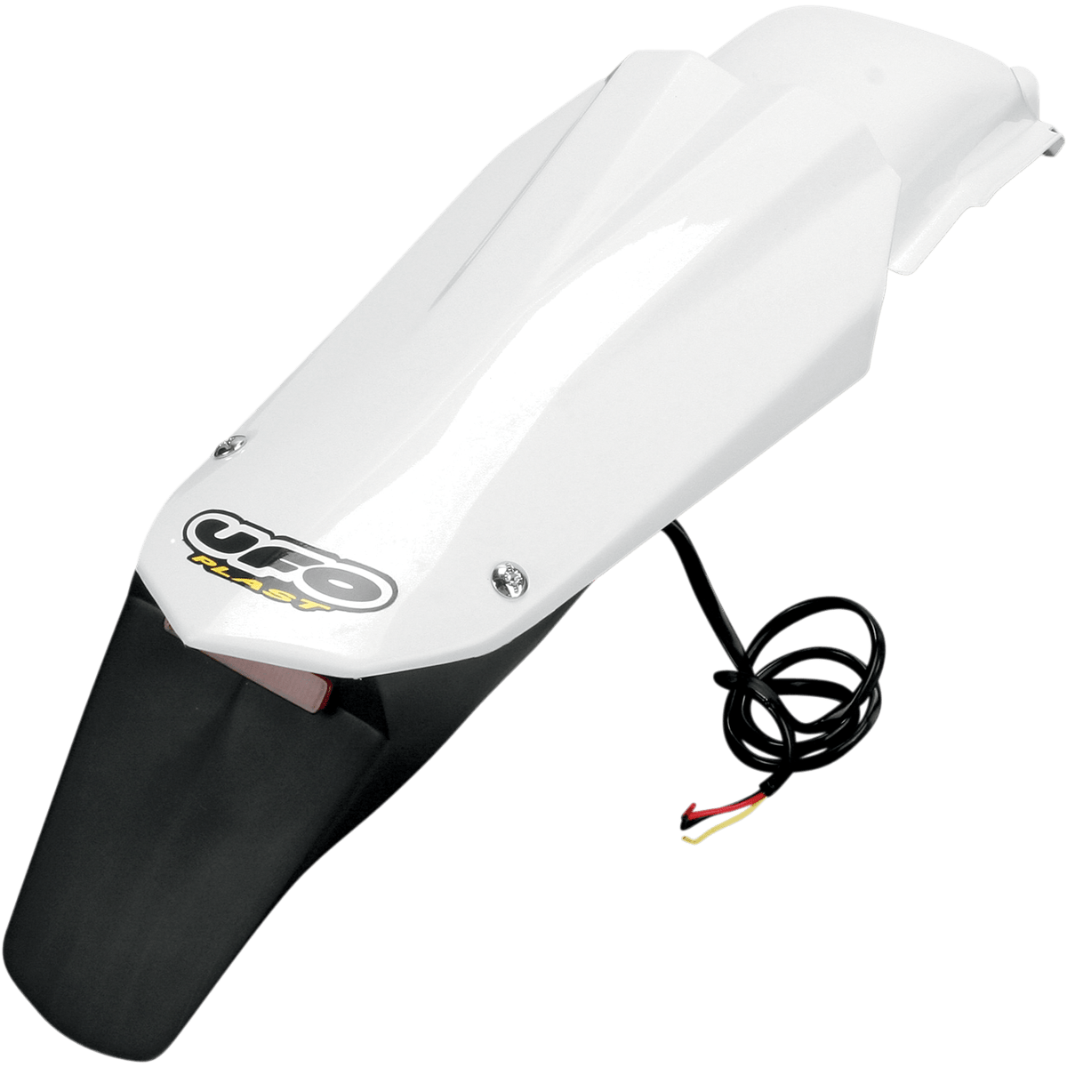 UFO Enduro Rear Fender W/Light White