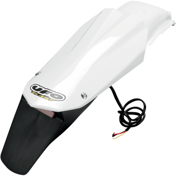 UFO Enduro Rear Fender W/Light White