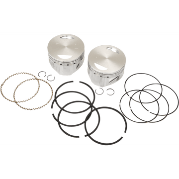 S&S CYCLE Piston Kit for 100" & 107" Super Sidewinder® 4.0" +.020